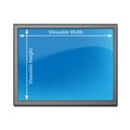 Protect Computer Products 13.3Inch Screen Protector For Panasonic Cf 73 & Cf-74. Keeps Monitor PS200-00